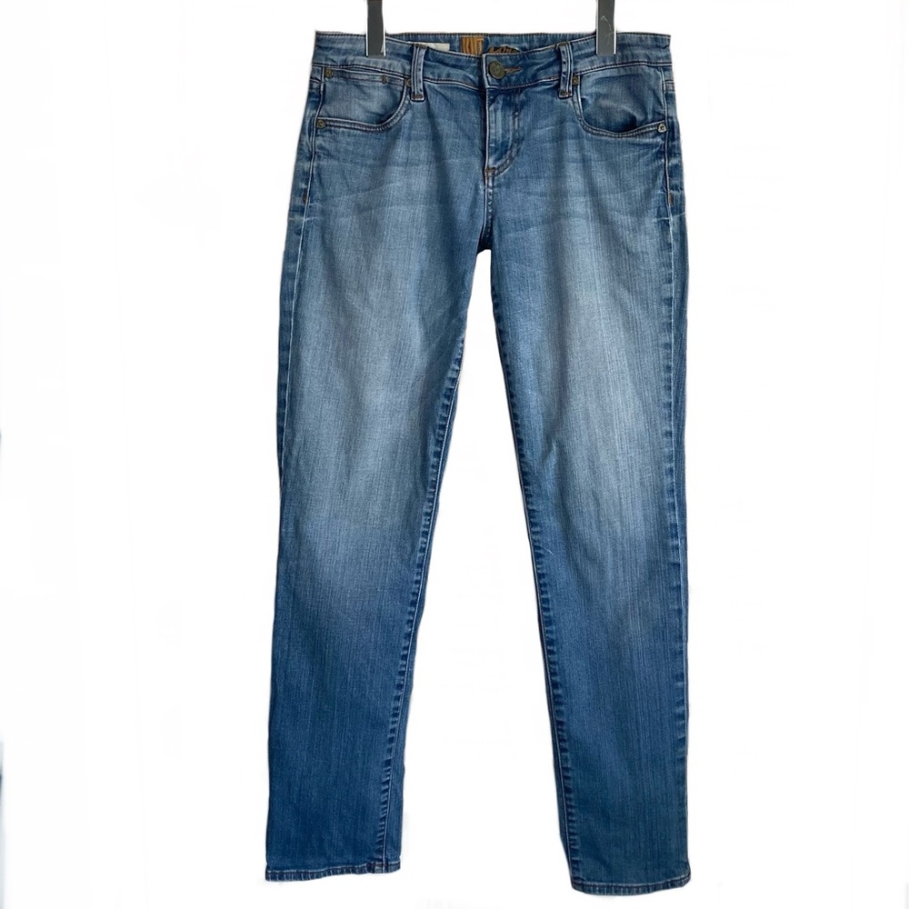 KUT From KLOTH Catherine Boyfriend Medium Light Blue Denim Jeans